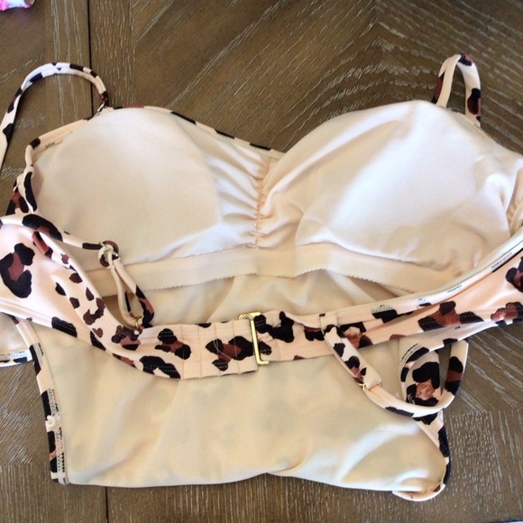 NWOT Adore Me Womens Calypso Contour Leopard Print Cut Out One Piece Swimsuit XL - Picture 9 of 12